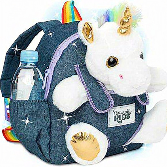 KIDS Small Unicorn Backpack - 3-4 Year Old Girl Gifts Stuffed Animal‎